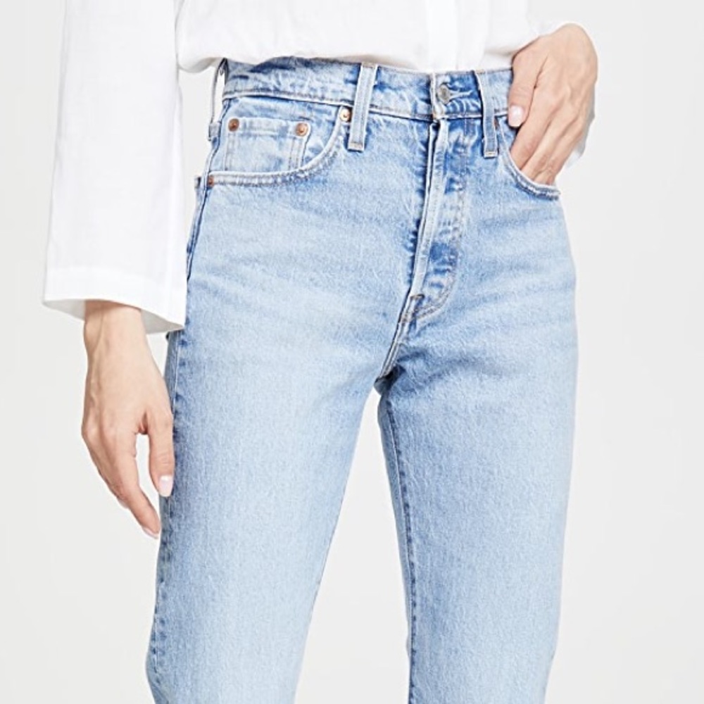 Levi’s 501 Button Fly High Rise Straight Leg Jeans